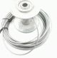 Cable de acero 5 mm x 8 m para cabrestante de bloque 250 kg