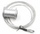 Cable de acero 6 mm x 4,8 metros para cabrestante de bloque 450 kg